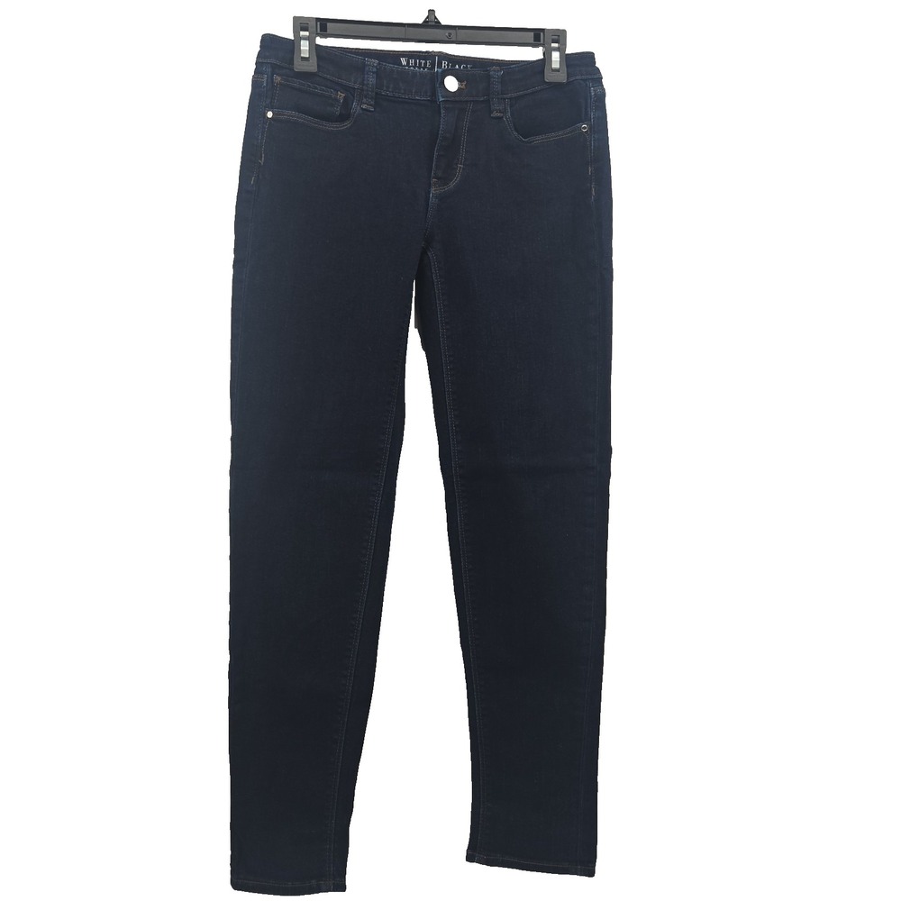 WHBM Size 0 Girlfriend Jeans Dark Denim